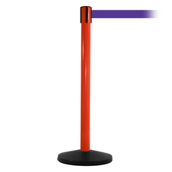 SafetyMaster 450, Red, Barrier with 11' Purple Belt