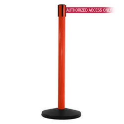 SafetyMaster 450, Red, Barrier with 11' AUTHORIZED ACCESS ONLY - RED Belt