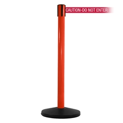 SafetyMaster 450, Red, Barrier with 11' CAUTION-DO NOT ENTER - RED Belt