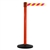 SafetyMaster 450, Red, Barrier with 11' Magenta/Yellow Diagonal Belt