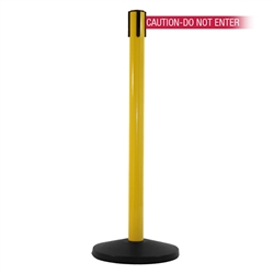 SafetyMaster 450, Yellow, Barrier with 11' CAUTION-DO NOT ENTER - RED Belt
