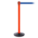 SafetyPro 250, Orange, Barrier with 11' Light Blue Belt