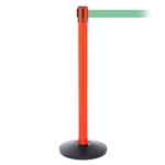 SafetyPro 250, Orange, Barrier with 11' Light Green Belt
