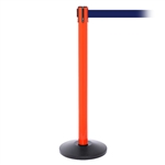 SafetyPro 250, Orange, Barrier with 11' Navy Blue Belt