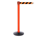 SafetyPro 250, Orange, Barrier with 11' Orange/Black Diagonal Belt