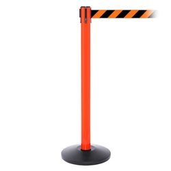 SafetyPro 250, Orange, Barrier with 11' Orange/Black Diagonal Belt