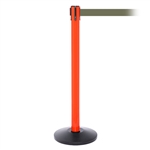 SafetyPro 250, Orange, Barrier with 11' Olive Green Belt