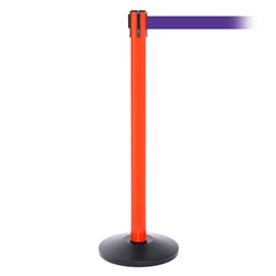 SafetyPro 250, Orange, Barrier with 11' Purple Belt