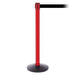 SafetyPro 250, Red, Barrier with 11' Black Belt