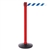 SafetyPro 250, Red, Barrier with 11' Blue/White Diagonal Belt