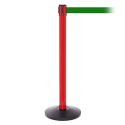 SafetyPro 250, Red, Barrier with 11' Green Belt