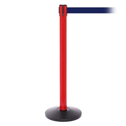 SafetyPro 250, Red, Barrier with 11' Navy Blue Belt