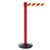 SafetyPro 250, Red, Barrier with 11' Magenta/Yellow Diagonal Belt