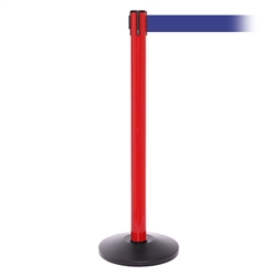 SafetyPro 250 Xtra, Red, Barrier with 3" wide 11' Blue Belt