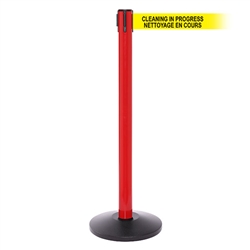 SafetyPro 250 Xtra, Red, Barrier with 3" wide 11' NETTOYAGE EN COURS Belt