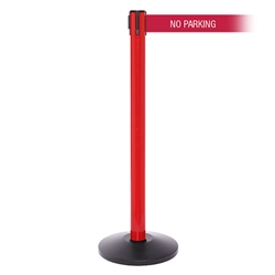 SafetyPro 250 Xtra, Red, Barrier with 3" wide 11' NO PARKING Belt
