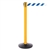 SafetyPro 250, Yellow, Barrier with 11' Blue/White Diagonal Belt