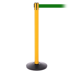 SafetyPro 250, Yellow, Barrier with 11' Green Belt