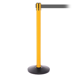 SafetyPro 250, Yellow, Barrier with 11' Gray Belt