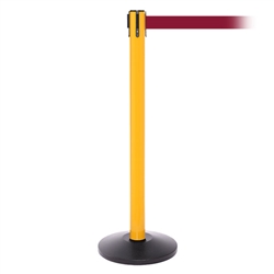 SafetyPro 250, Yellow, Barrier with 11' Maroon Belt