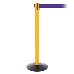 SafetyPro 250, Yellow, Barrier with 11' Purple Belt