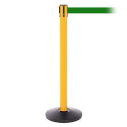 SafetyPro 300, Yellow, Barrier with 16' Green Belt