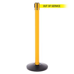 SafetyPro 300, Yellow, Barrier with 16' OUT OF SERVICE Belt