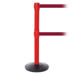 SafetyPro 250 Twin, Red, Barrier with double 11' Maroon Belt