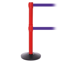 SafetyPro 250 Twin, Red, Barrier with double 11' Purple Belt