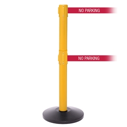 SafetyPro 250 Twin, Yellow, Barrier with double 11' NO PARKING Belt