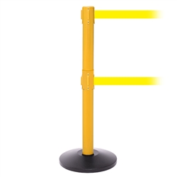 SafetyPro 250 Twin, Yellow, Barrier with double 11' Yellow Belt