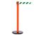 RollerSafety 250, Orange, Barrier with 11' Green/White Diagonal Belt