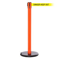 RollerSafety 250, Orange, Barrier with 11' DANGER-KEEP OUT Belt