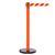 RollerSafety 250, Orange, Barrier with 11' Magenta/Yellow Diagonal Belt