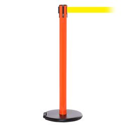 RollerSafety 250, Orange, Barrier with 11' Yellow Belt