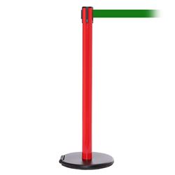 RollerSafety 250, Red, Barrier with 11' Green Belt