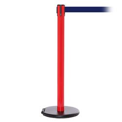 RollerSafety 250, Red, Barrier with 11' Navy Blue Belt