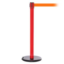 RollerSafety 250, Red, Barrier with 11' Orange Belt