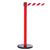 RollerSafety 250, Red, Barrier with 11' Red/White Diagonal Belt