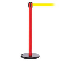 RollerSafety 250, Red, Barrier with 11' Yellow Belt