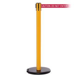 RollerSafety 250, Yellow, Barrier with 11' CAUTION-DO NOT ENTER - RED Belt