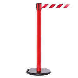 RollerSafety 300, Red, Barrier with 16' Red/White Diagonal Belt