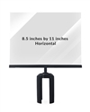Stanchion Frameless Sign Holder - 8.5" X 11" Horizontal ST811SDH