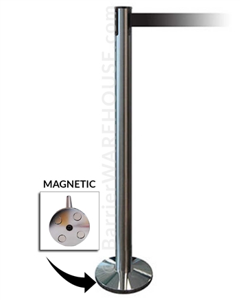 Tensabarrier 889MAG Stanchion with Magnetic Base