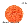 Chainboss ORANGE Plastic Safety 2" Chain UV Resistant - 50ft box