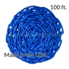 Chainboss BLUE Plastic Safety 2" Chain UV Resistant - 100ft box