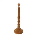 Red Oak Wood Rope Stanchion - W121