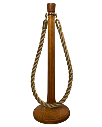 Wooden Rope Stanchion - W312