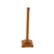 Wood Rope Post with Square Base - W413