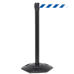 WeatherMaster 250, Black, Barrier with 11' Blue/White Diagonal Belt